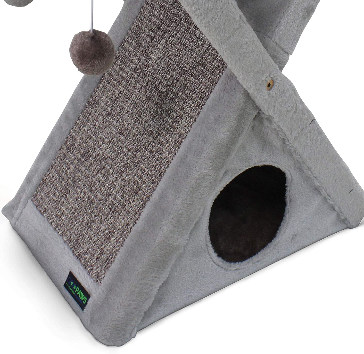 212 Main CCT-5120GR 20.3 in. Goopaws Cat Towerand#44; Gray