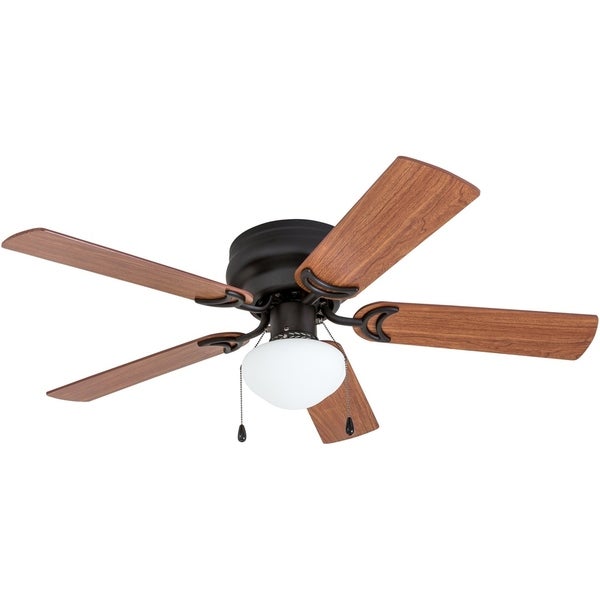 Prominence Home Alvina Ceiling Fan， Traditional， Hugger / Low Profile， LED Globe Light， Bronze - 42-inch Shopping - The Best Deals on Ceiling Fans | 31036780