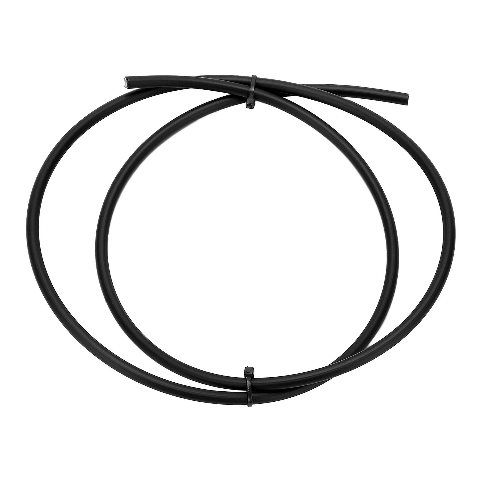 Meroca Mountain Bike Brake Hose Extended Hydraulic Disc Brake Oil Tube Pipe 5mm Outer Diameter 1m Lengthblack