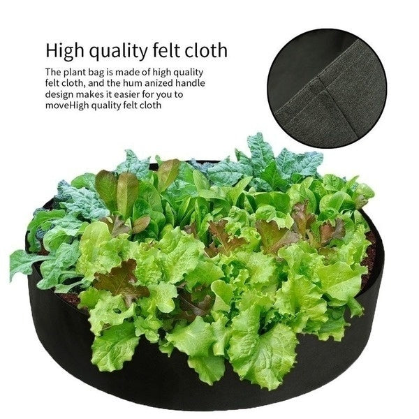 ODOMY Large Growing Raised Plant Bed Garden Flower Planter Elevated Vegetable Box Planting Bags