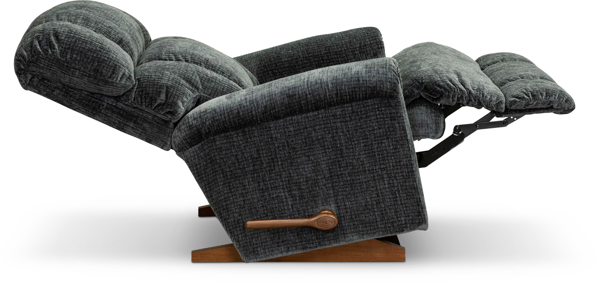 Pinnacle Steel Gray Rocker Recliner