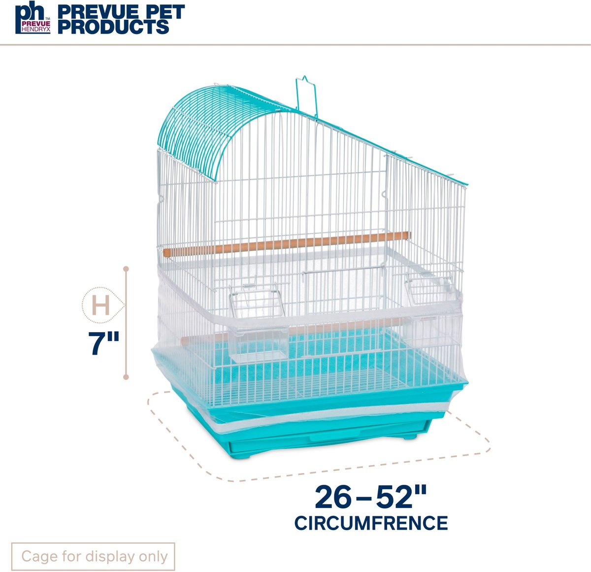 Prevue Pet Products Seed Catcher Cage Skirt， Color Varies