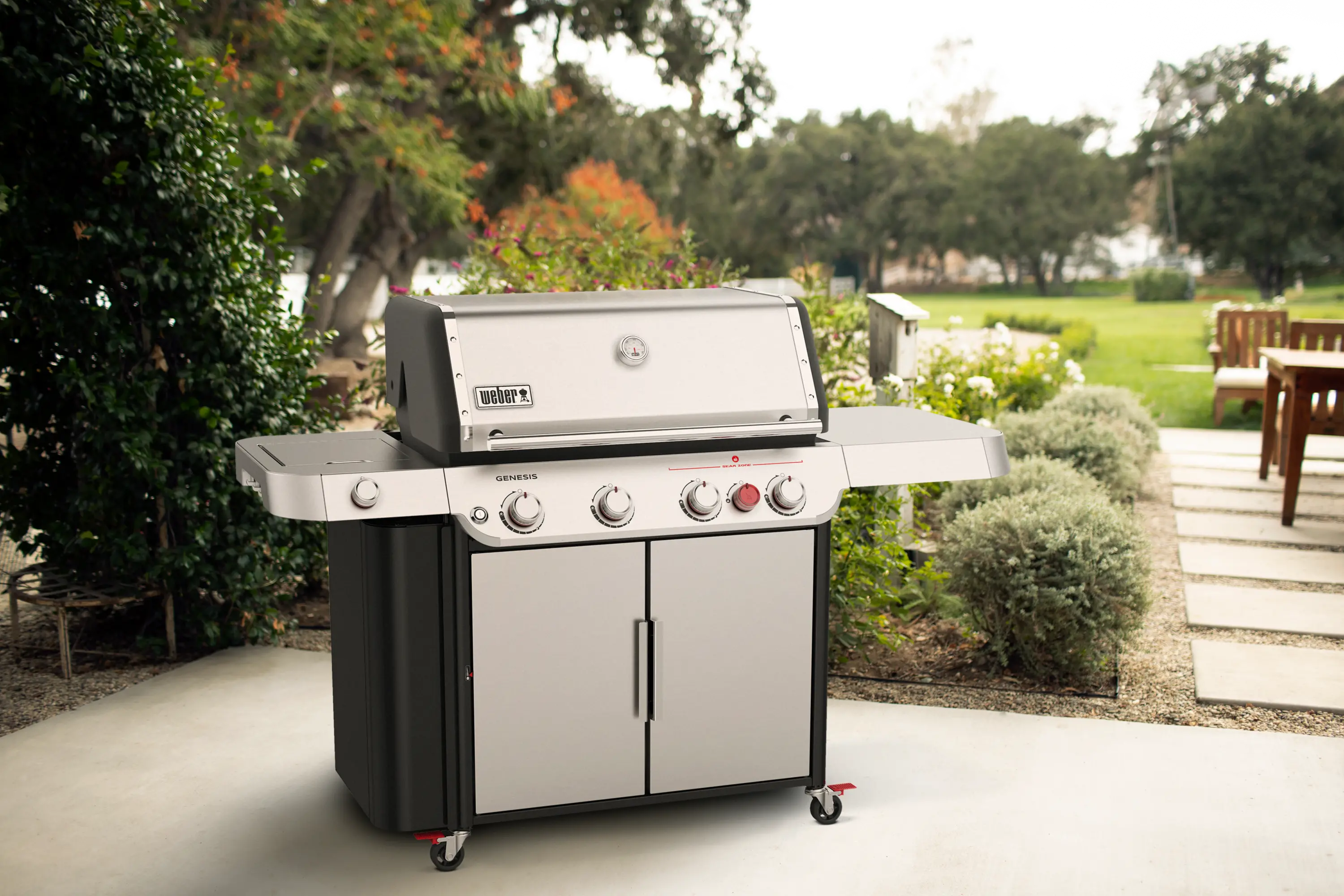 Weber Genesis Stainless Steel SL-S-435 Liquid Propane Grill