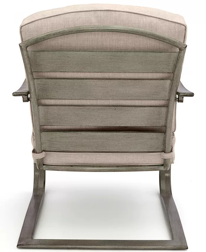 Furniture CLOSEOUT! Tara Wide Slat C-Spring Chair