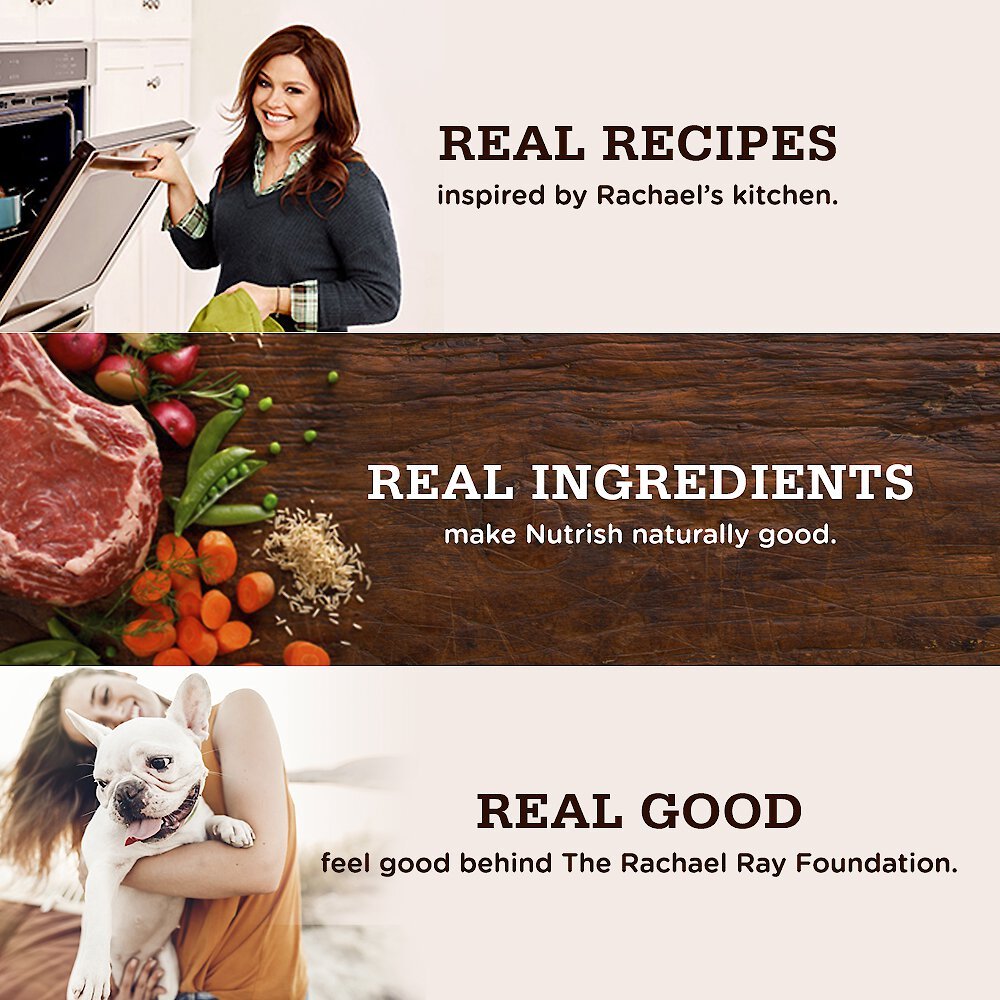 Rachael Ray Nutrish Burger Bites， Beef Burger with Bison Grain-Free Dog Treats