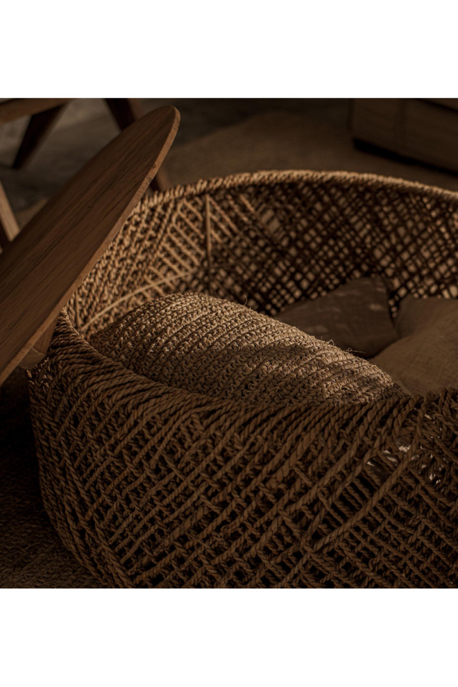 Round Woven Abaca Coffee Table Set  3  dBodhi Knut   Contemporary   Coffee Tables   by Oroa   Distinctive Furniture  Houzz