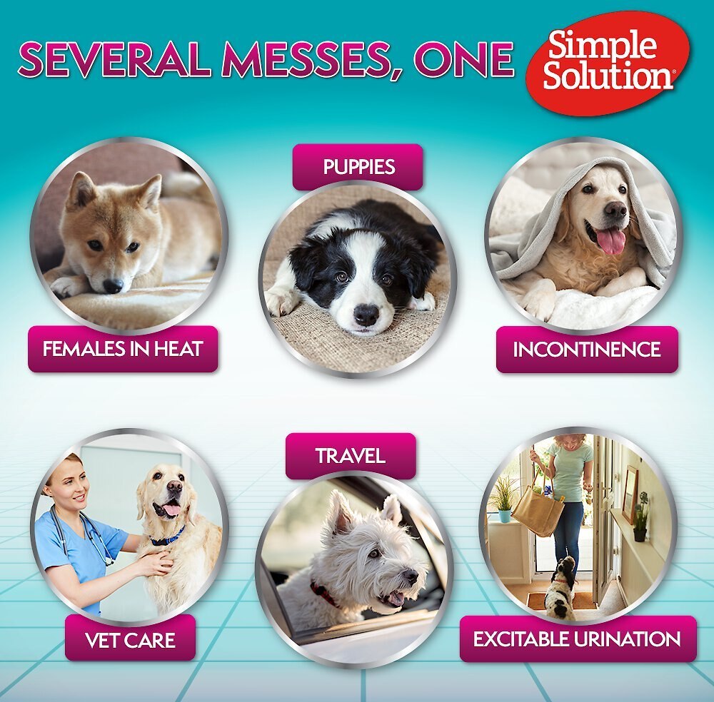 Simple Solution Disposable Female Dog Diapers