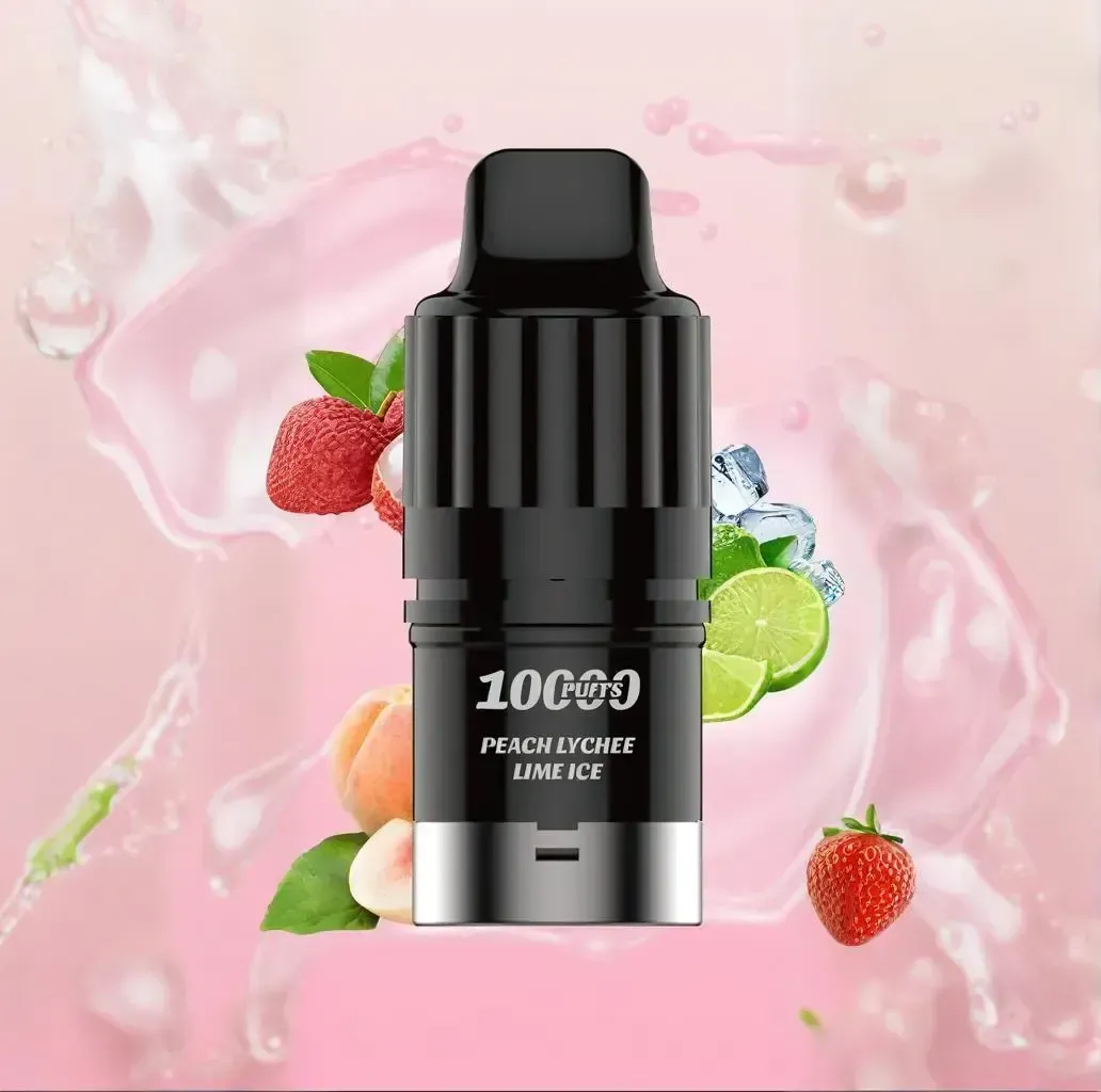 IGET BAR PLUS S3 10000 | Peach Lychee Lime Ice: 10000 Puffs, Refillable Joy
