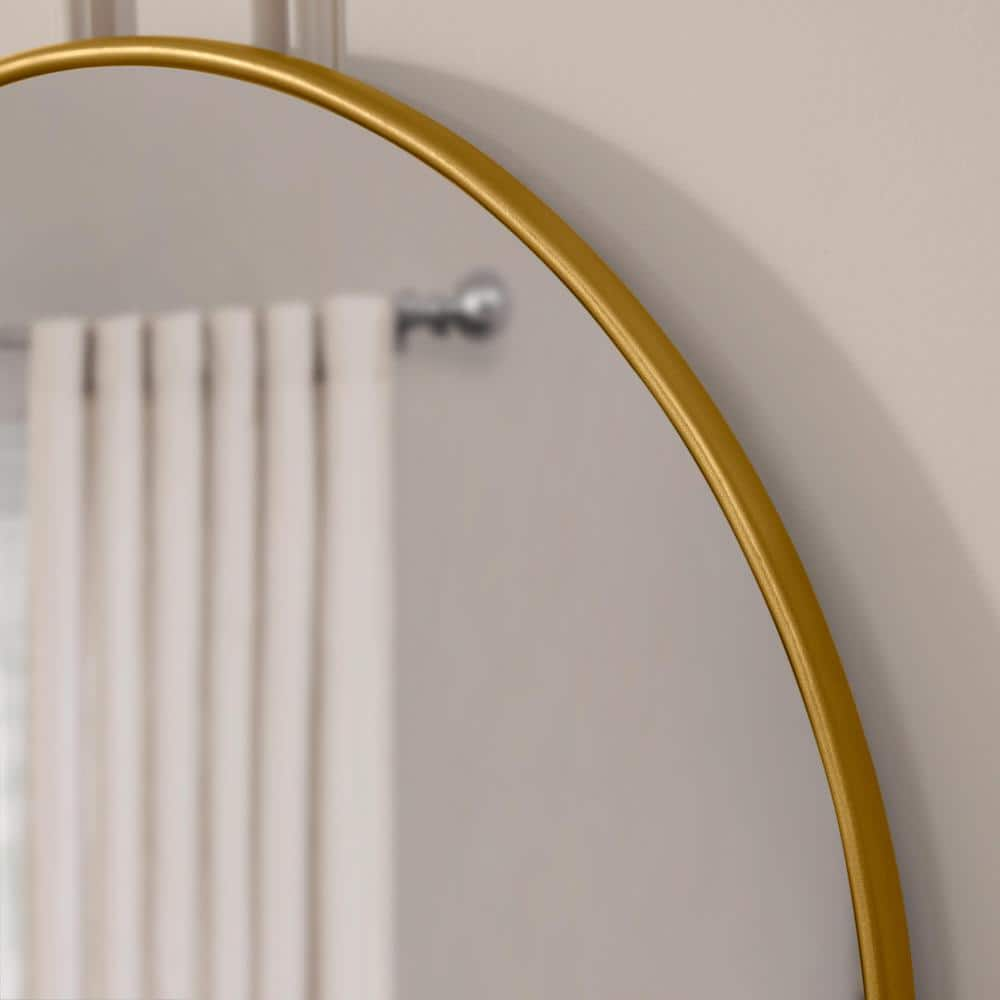 Home Decorators Collection Large Arched Gold Classic Accent Mirror (39 in. H x 26 in. W) H5-MH-725