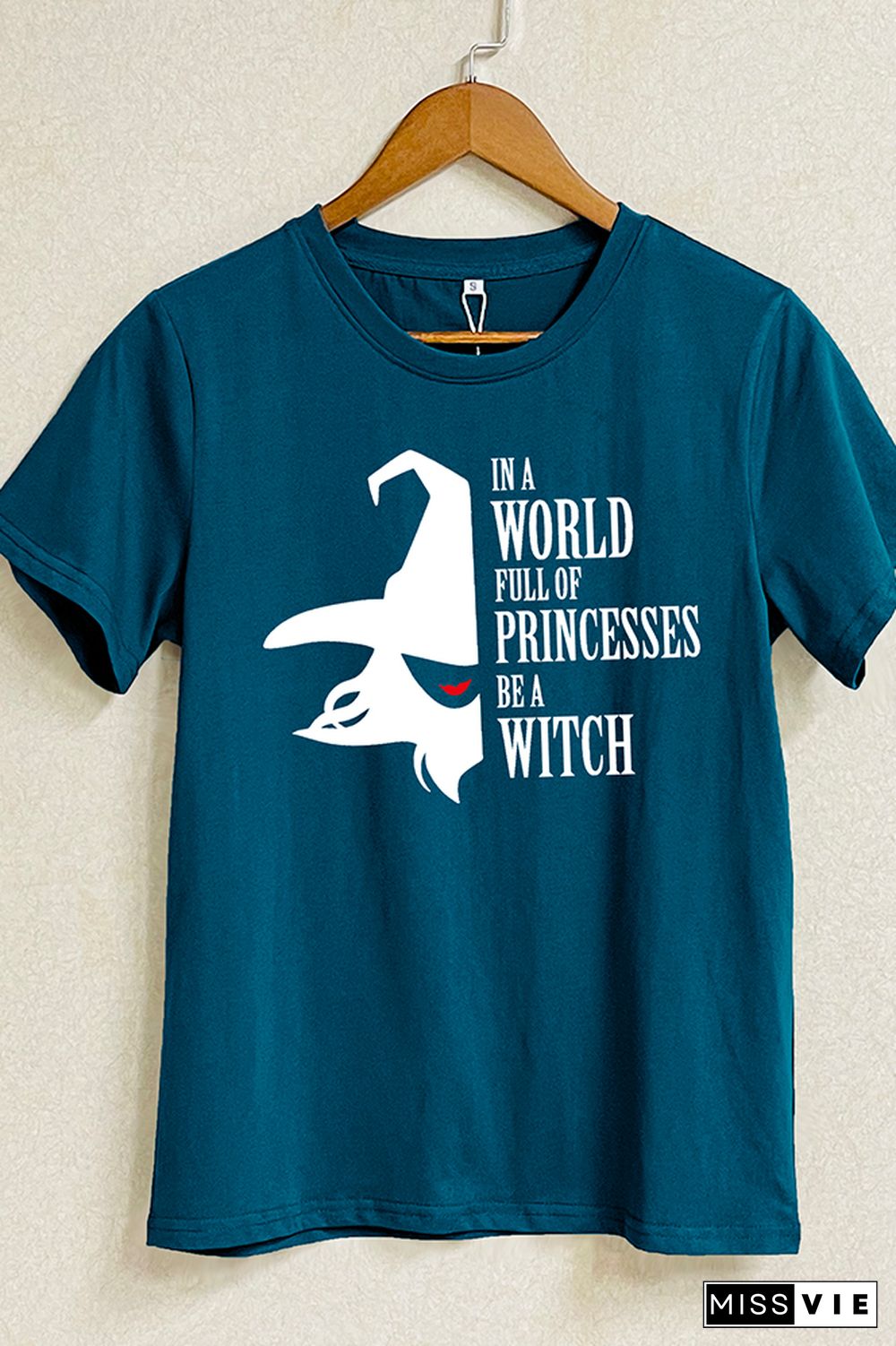 Spooky Witch Short Sleeve Graphic Tee Wholesale