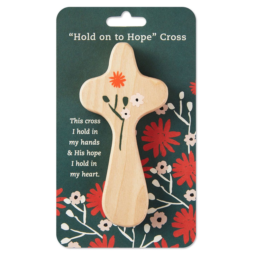 Hallmark  Hold On To Hope Comfort Cross