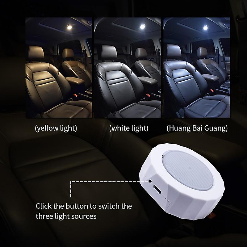 Usb Car Reading Light Trunk Roof Lamp Led Dome Light For Trailer Camper Truck Bedroom Bathroom Cabinets Camping Flashlight