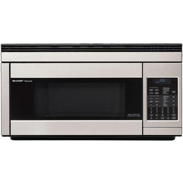 Sharp 30-inch, 1.1 cu. ft. Over-the-Range Microwave Oven with Convection R-1874-TY