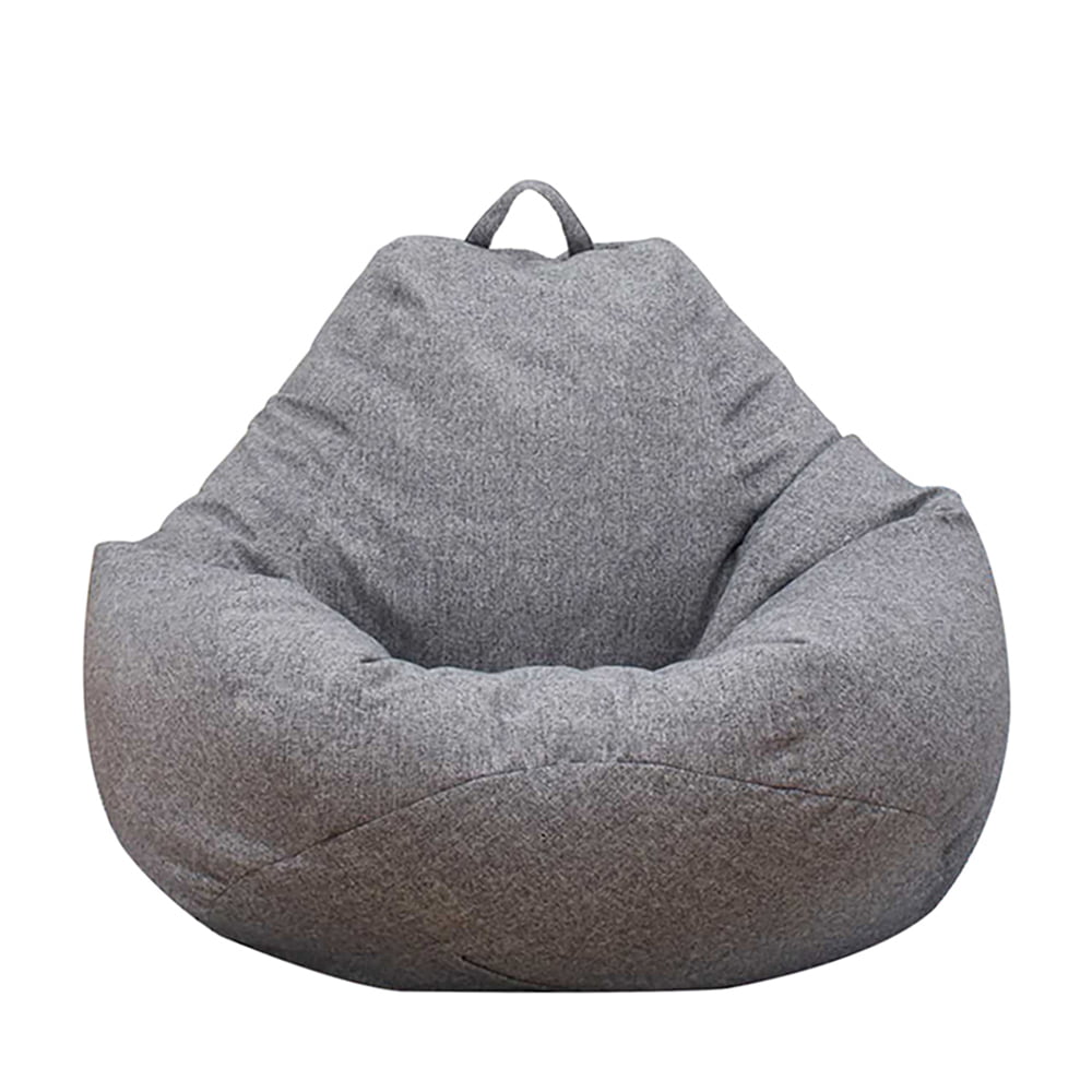 ODOMY Bean Bag Chair Cover Adults Large High Back Bean Bag Sofa Cover for Lounger Chair Sofa Seat-Sofa Furniture Cover,No Filling