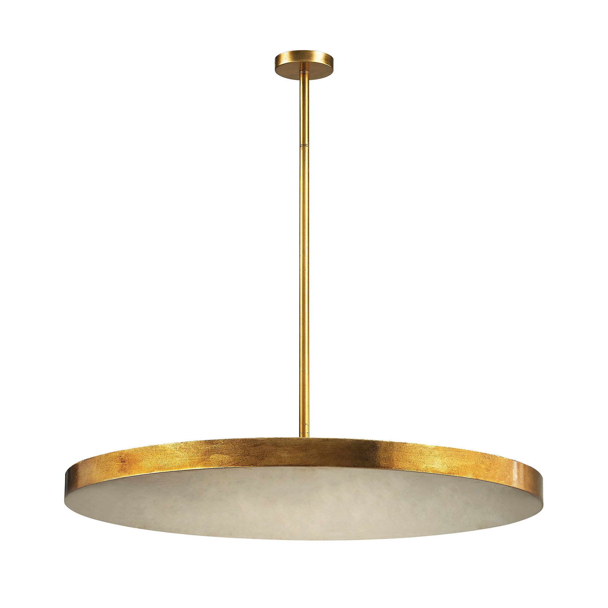 Laigne 4 Light Disc Pendant In Gold Leaf design by BD Fine Lighting