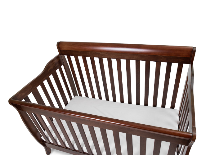 AFG Athena Alice 3 in 1 Convertible Crib with Toddler Rail - Espresso