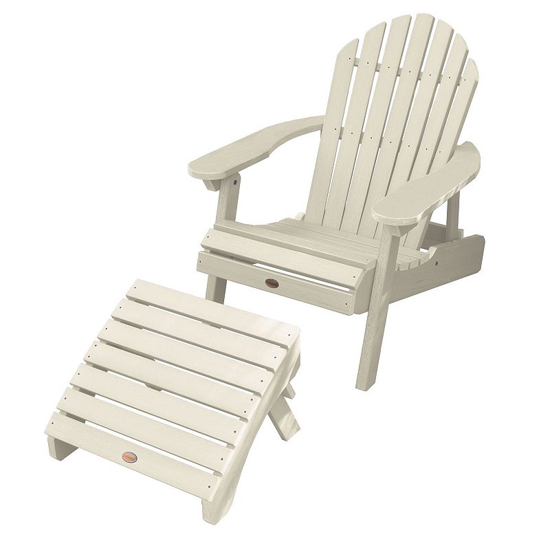 highwood Hamilton Folding and Reclining Adirondack Chair with Ottoman