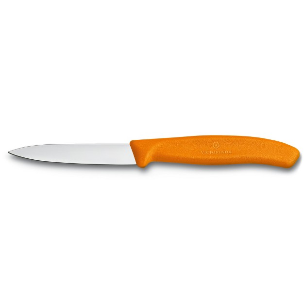 Victorinox Swiss Classic 3 2 Inch 4 Piece Paring Knife Straight Edge Orange