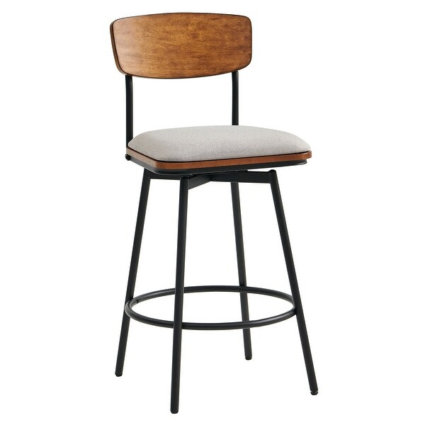 Claire Swivel Counter Height Bar Stool Set of 2