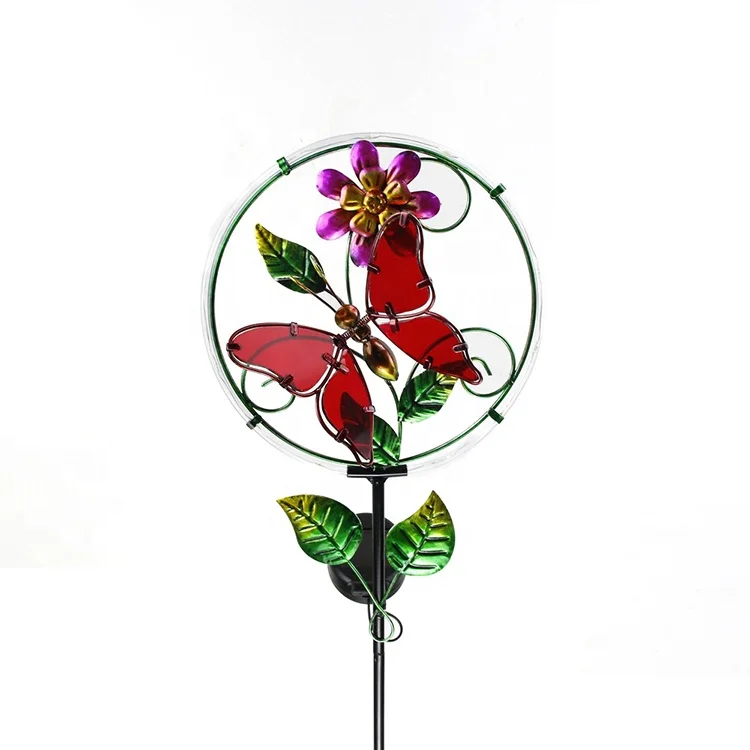 Factory Supply Design New s Cheap Custom Butterfly Solar Stake Light Butterfly