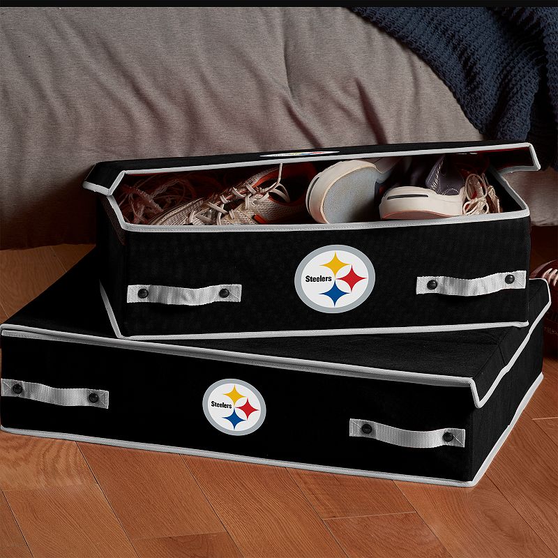 Franklin Sports Pittsburgh Steelers Large Under-the-Bed Storage Bin