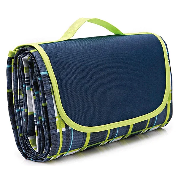 Family Picnic Blanket with Tote  Extra Large Foldable and Waterproof Camping Mat for Outdoor Beach Hiking Travel picnic Rug