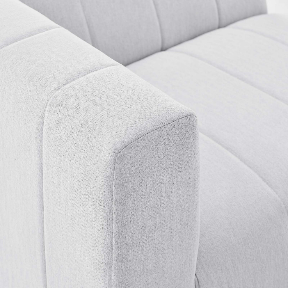 Sofa  Fabric  Ivory White  Modern  Living Lounge Room Hotel Lobby Hospitality   Transitional   Sofas   by House Bound  Houzz