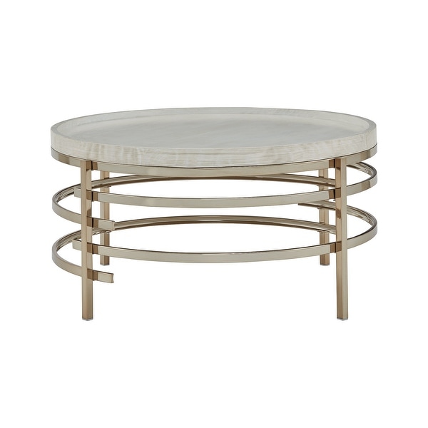 Montiflyn Round Cocktail Table - 38