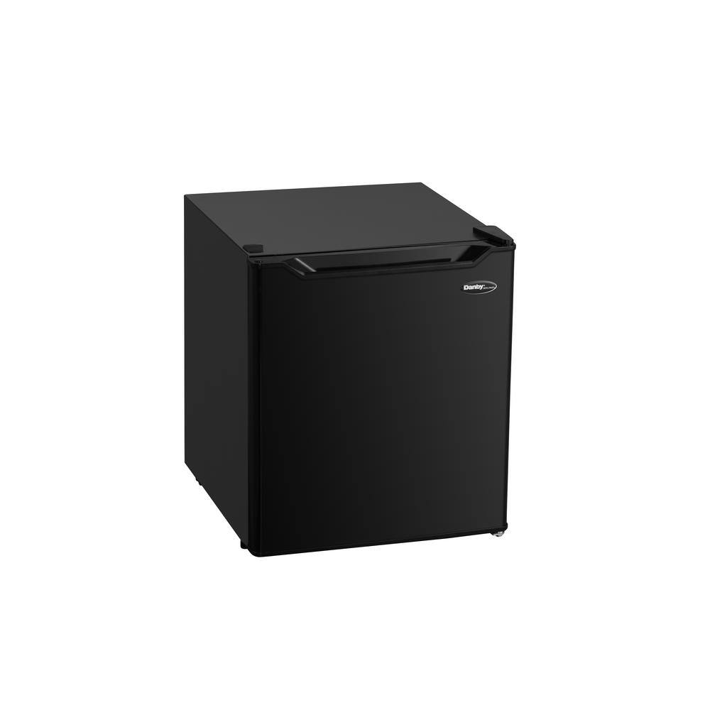 Danby 17.13 in. 1.6 cu.ft. Mini Refrigerator in Black without Freezer DAR016B1BM