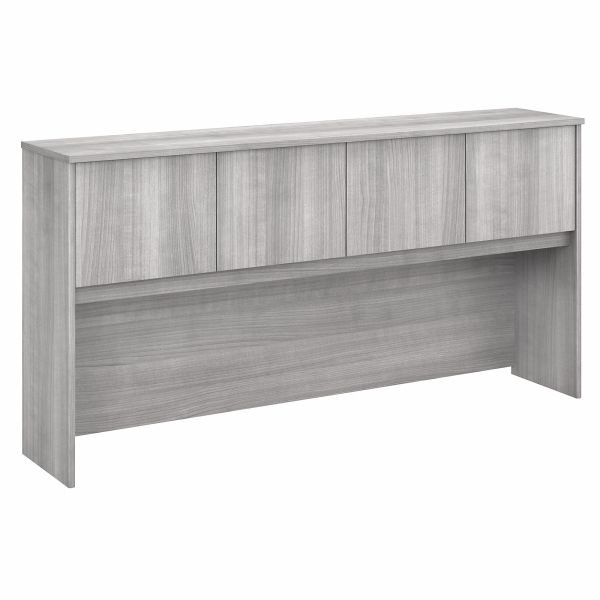 Bush Business Furniture Hybrid 72W Desk Hutch in Platinum Gray