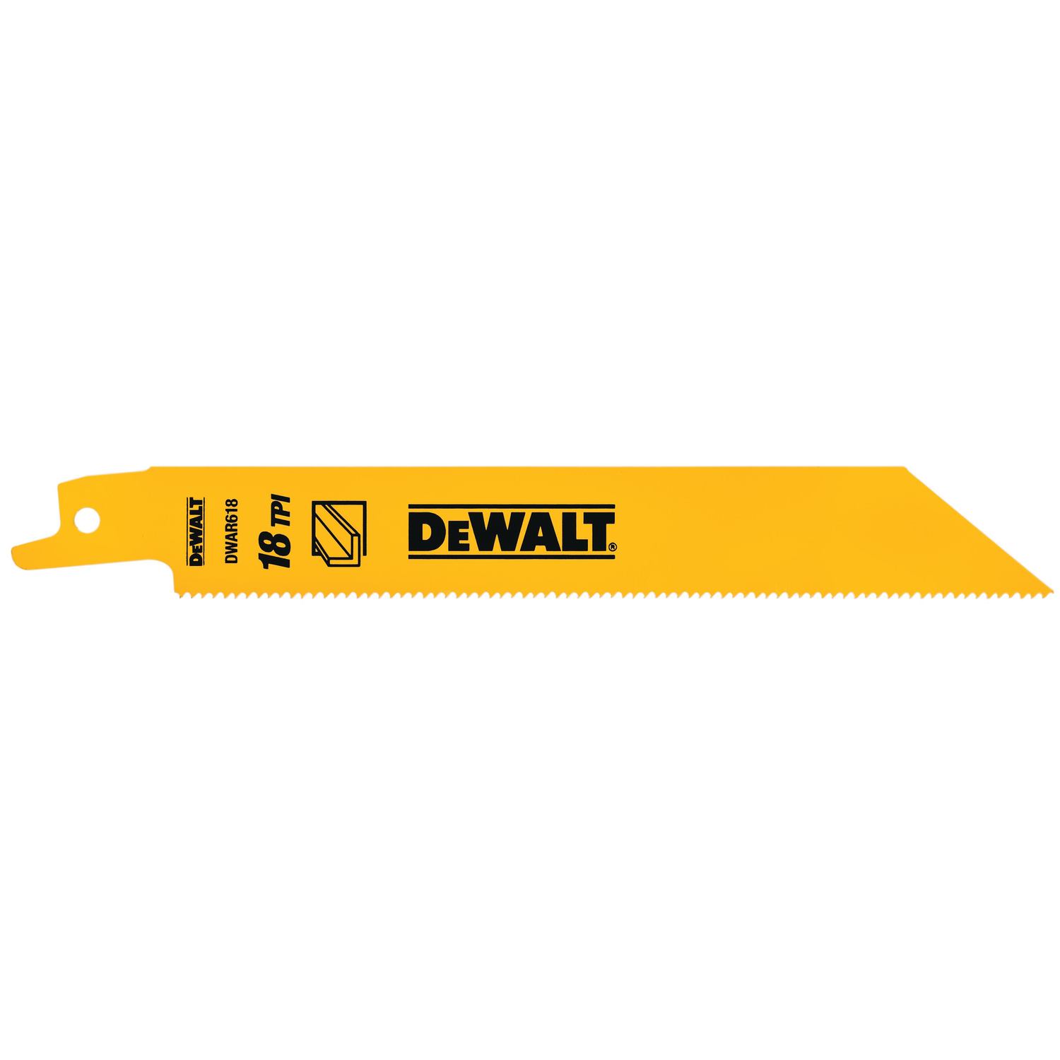 DW Bi-Metal Reciprocating Saw Blade 18 TPI 5 pk