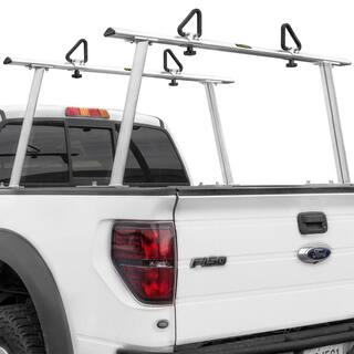 STARK USA 40 lbs. Aluminum Adjustable Pickup Truck Ladder Racks (Maximum 1000 lbs. Weight Capacity) 26507-H1