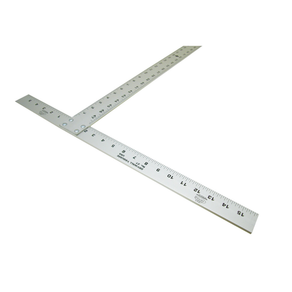 Standard Drywall T-Square - 54 in X 22 in - 3/16 in Thick Blade