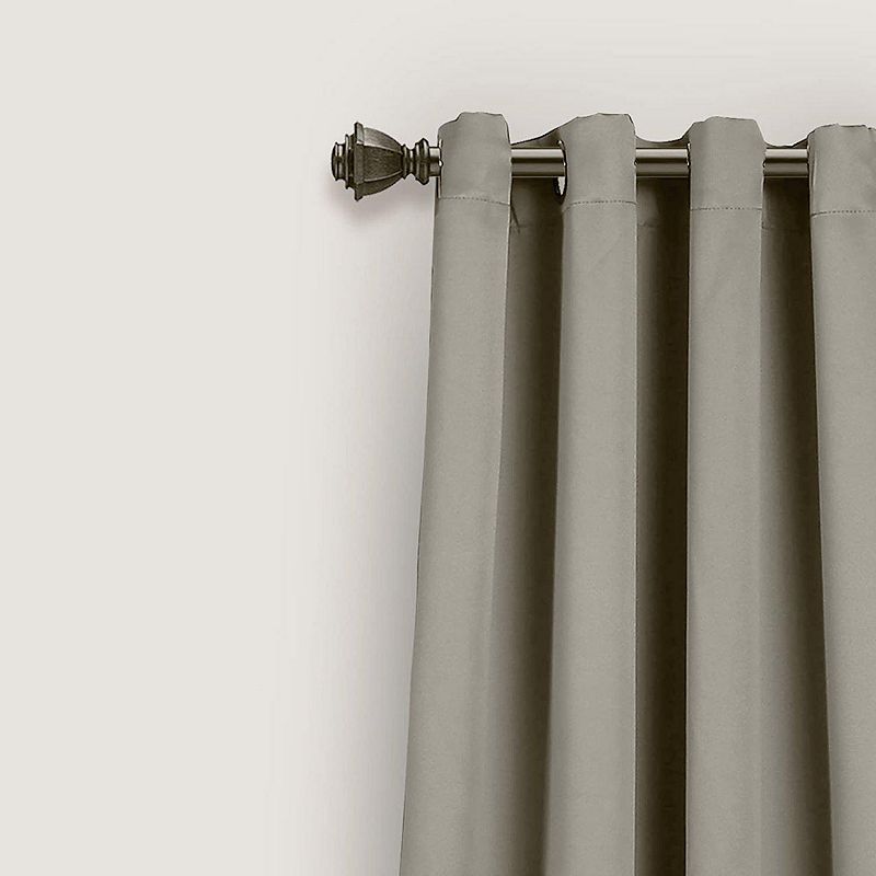 Grey Room Darkening Curtain Panel Pair - 55 W X 98 L (Set of 2)