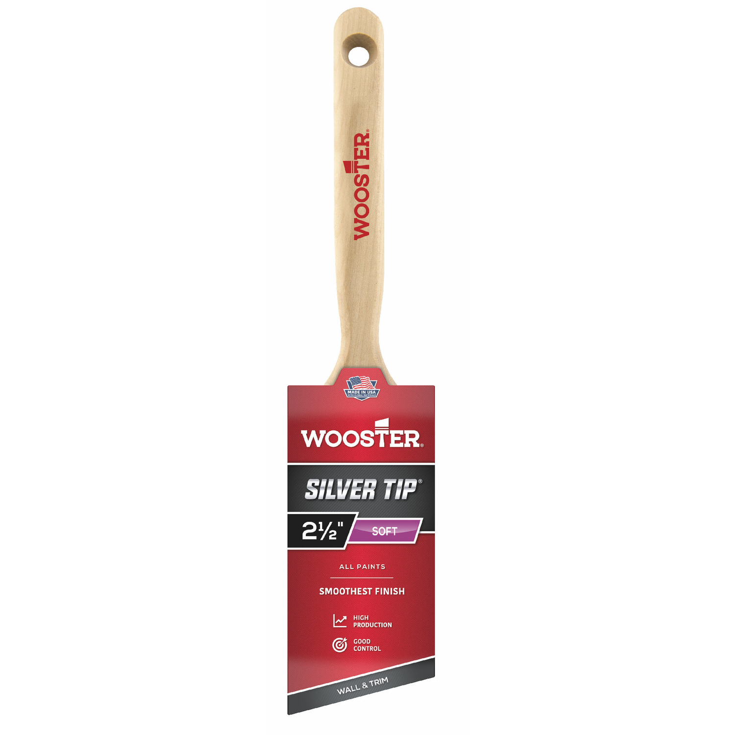 Wooster Silver Tip 2-1/2 in. Angle Paint Brush