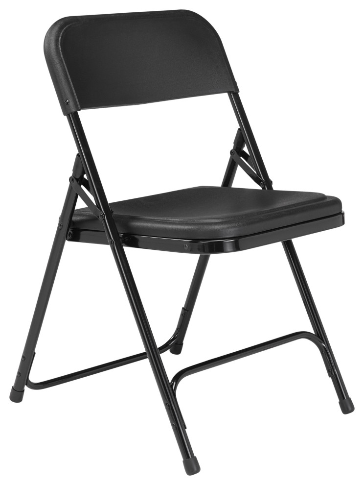 NPS 800 Premium Lightweight Plastic Folding Chair  Set of 4   Contemporary   Folding Chairs And Stools   by National Public Seating  Houzz