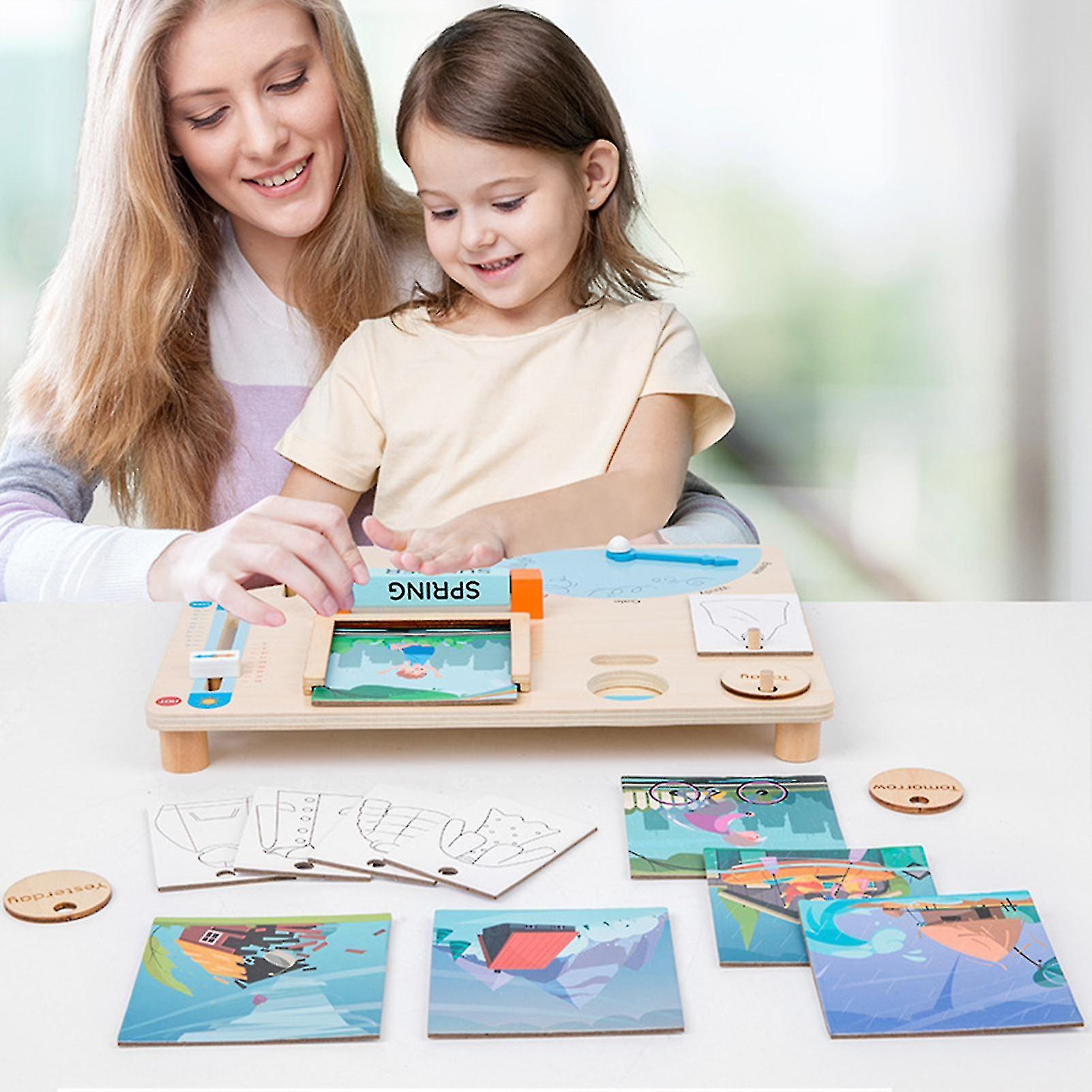 Weather Theme Recognition Toys Improve Logic Training And Thinking Skills Suitable For Early Education Ce