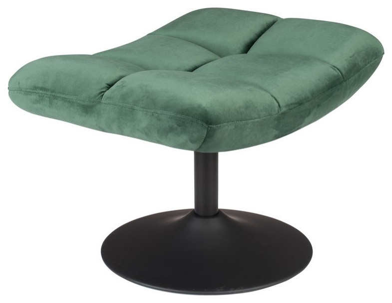 Green Upholstered Ottoman  Dutchbone Bar   Contemporary   Footstools And Ottomans   by Luxury Furnitures  Houzz