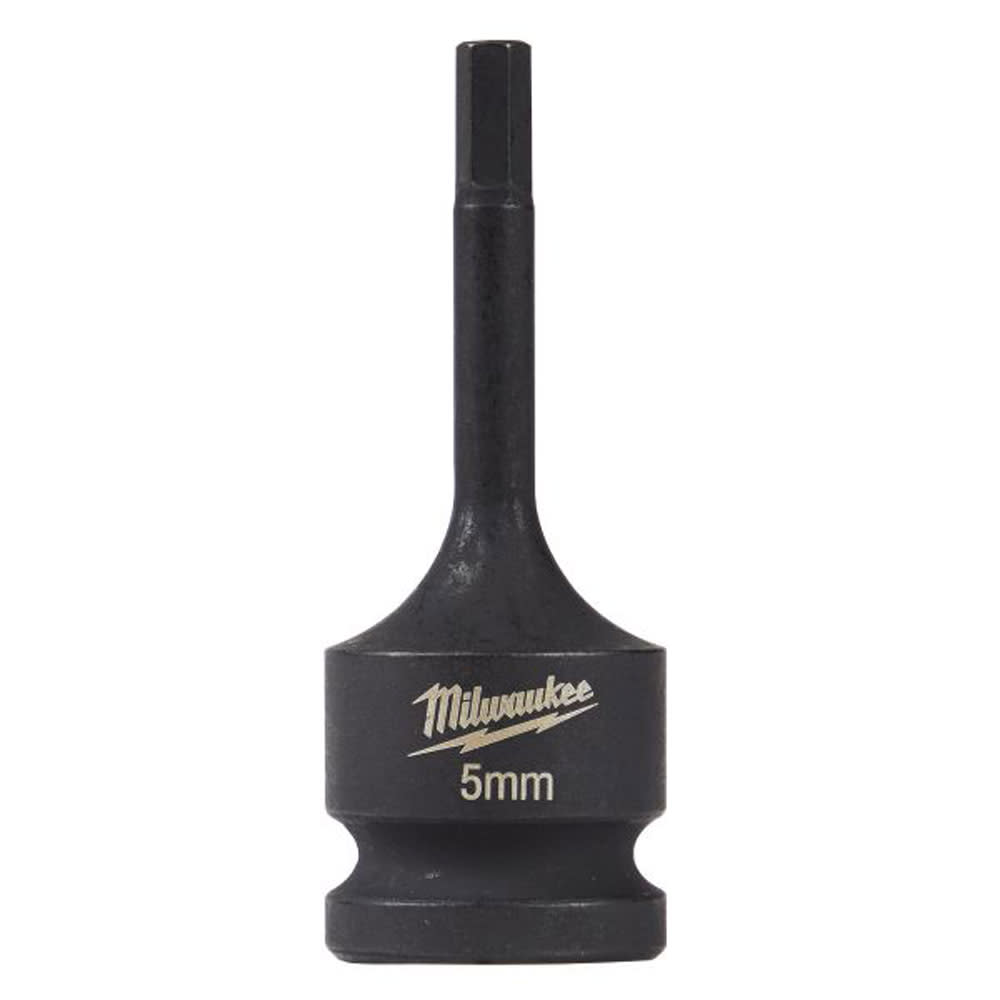 Milwaukee Shockwave Lineman's 3/8 Drive 5mm Hex Bit Socket 49-66-5155 from Milwaukee