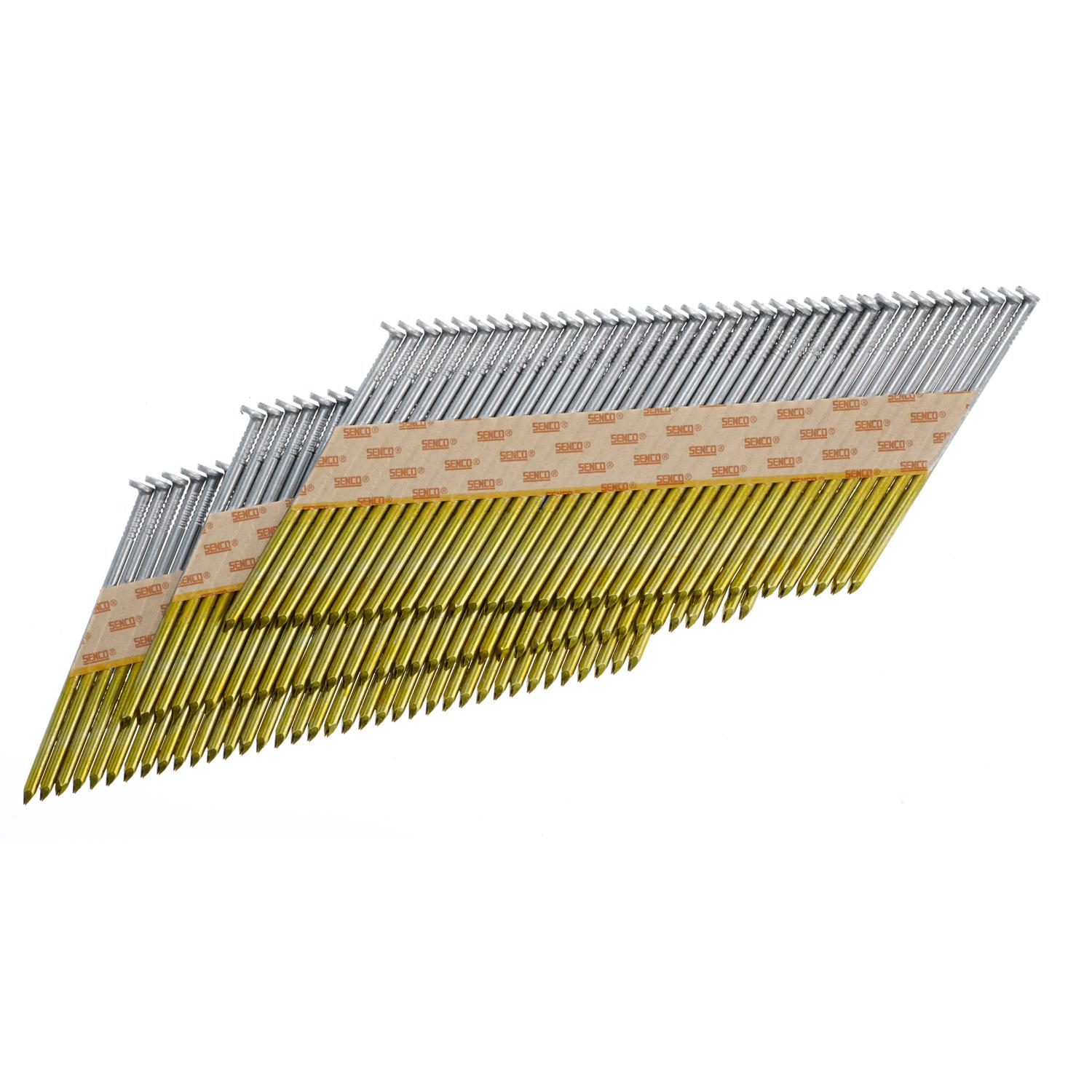 Senco ProHead 3-1/4 in. 16 Ga. Angled Strip Hot-Dip Galvanized Framing Nails 34 deg 2，500 pk