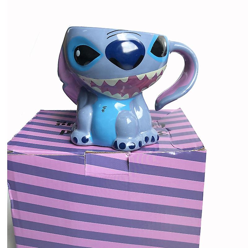 Stitch Mug With Handle Ceramic Coffee Mug Tea Cup Novelty Gift