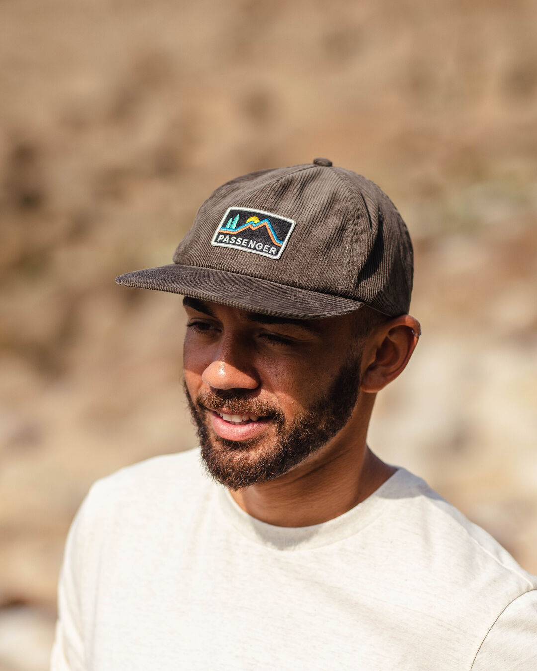 Fluke Recycled Cotton 5 Panel Cap - Khaki