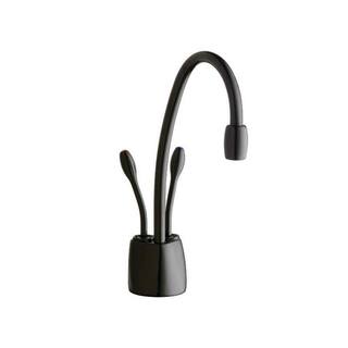 InSinkErator Indulge Contemporary Series 2-Handle 8.4 in. Faucet for Instant Hot  Cold Water Dispenser in Matte Black F-HC1100MBLK