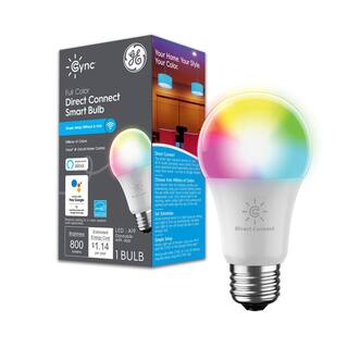 Cync 60-Watt EQ A19 Full Color Dimmable Smart LED Light Bulb 93128981