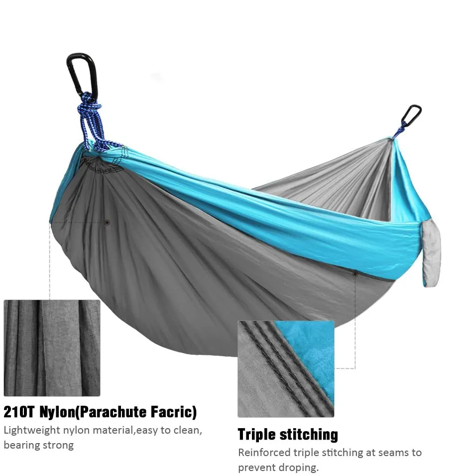 Portable Camping Hold Up to 500 lbs Hammock for Indoor and Outdoor