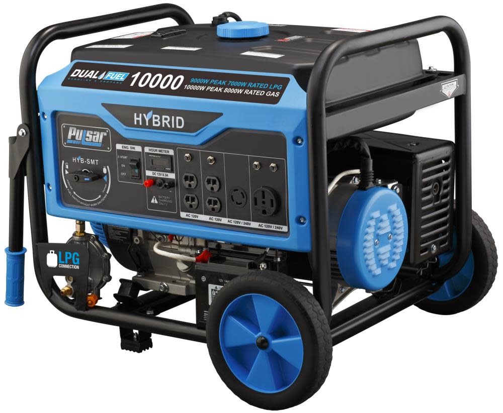 10000 Watt Dual Fuel Generator ;