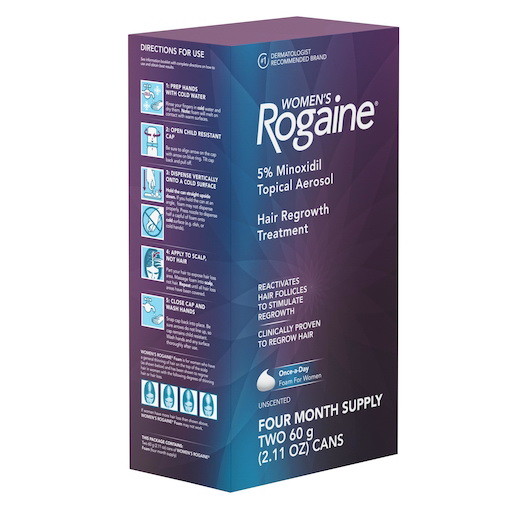 Rogaine Women 5% Foam  120 Gram  3 per case