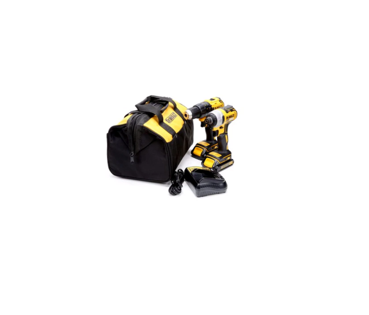 DEWALT DCK277C2 2-Tool 20-Volt Max Brushless Power Tool Combo Kit with Soft Case (2-Batteries and charger Included)