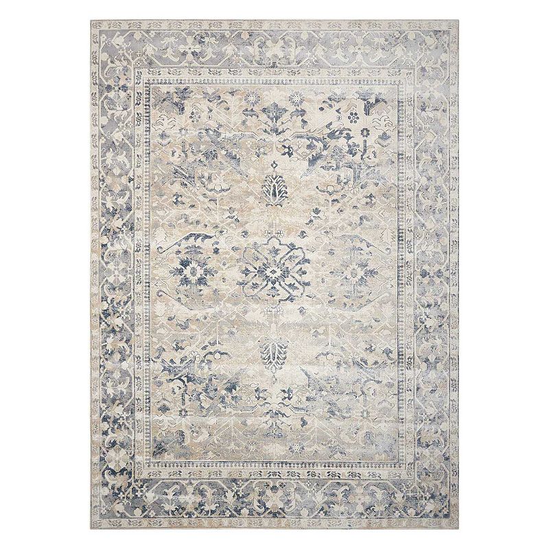 Kathy Ireland Home Malta Floral Medallion Indoor Rug