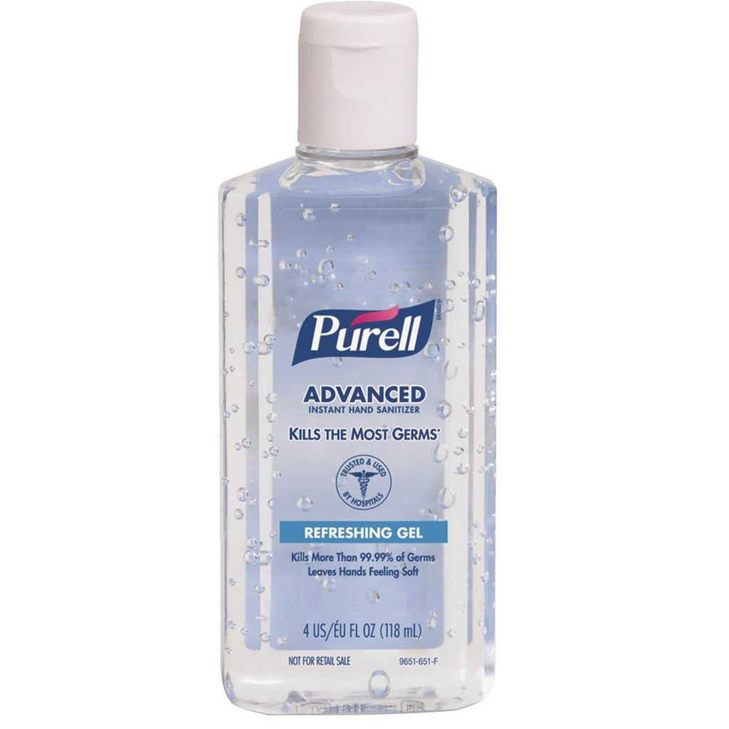 Purell® Instant Hand Sanitizer In 4 oz. Bottle， Pkg. of 24